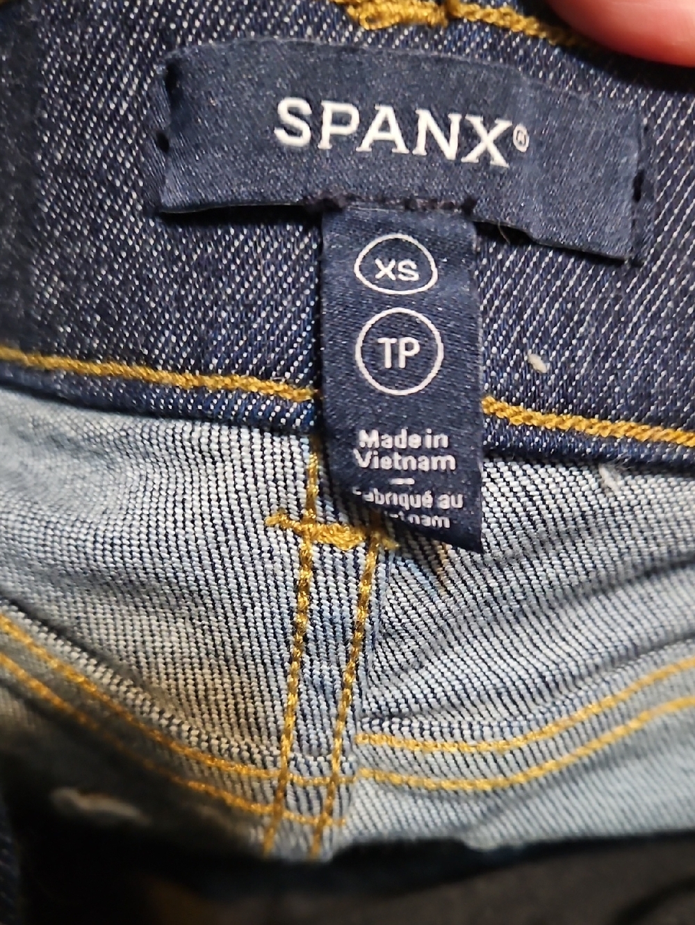 Spanx Wide-Leg High-Rise Denim Jeans - Dark Indigo-NWOT - Picture 10 of 12